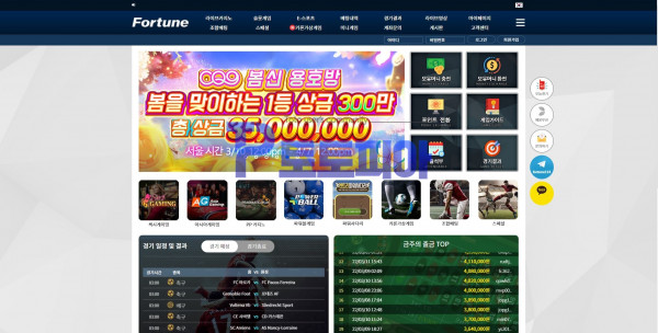 먹튀검증 포춘[FORTUNE] (ft-123.com) 먹튀확정 - 토토피아