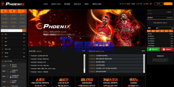 신규사이트 피닉스[PHOENIX] pnx123.com 검증 - 토토피아